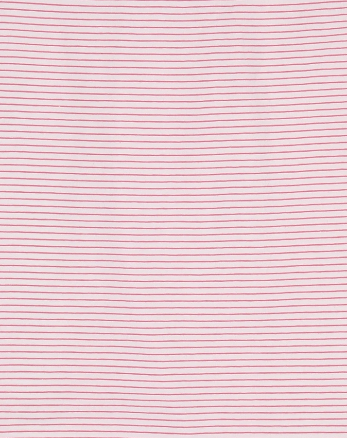Langarm-Nachthemd SOFT gestreift in weiß/rosa