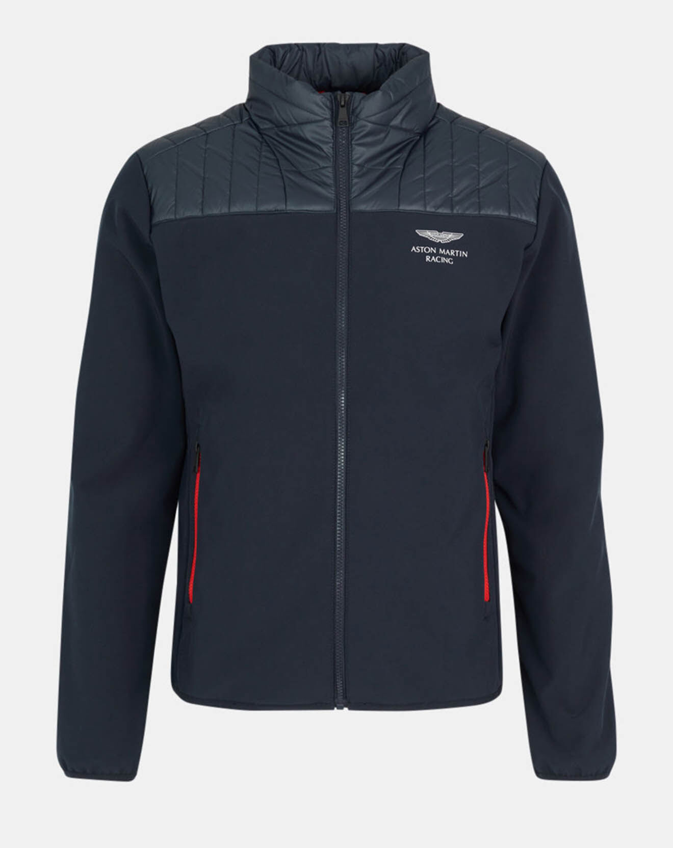 Hackett London Blouson Soft Shell Aston Martin Racing bleu marine