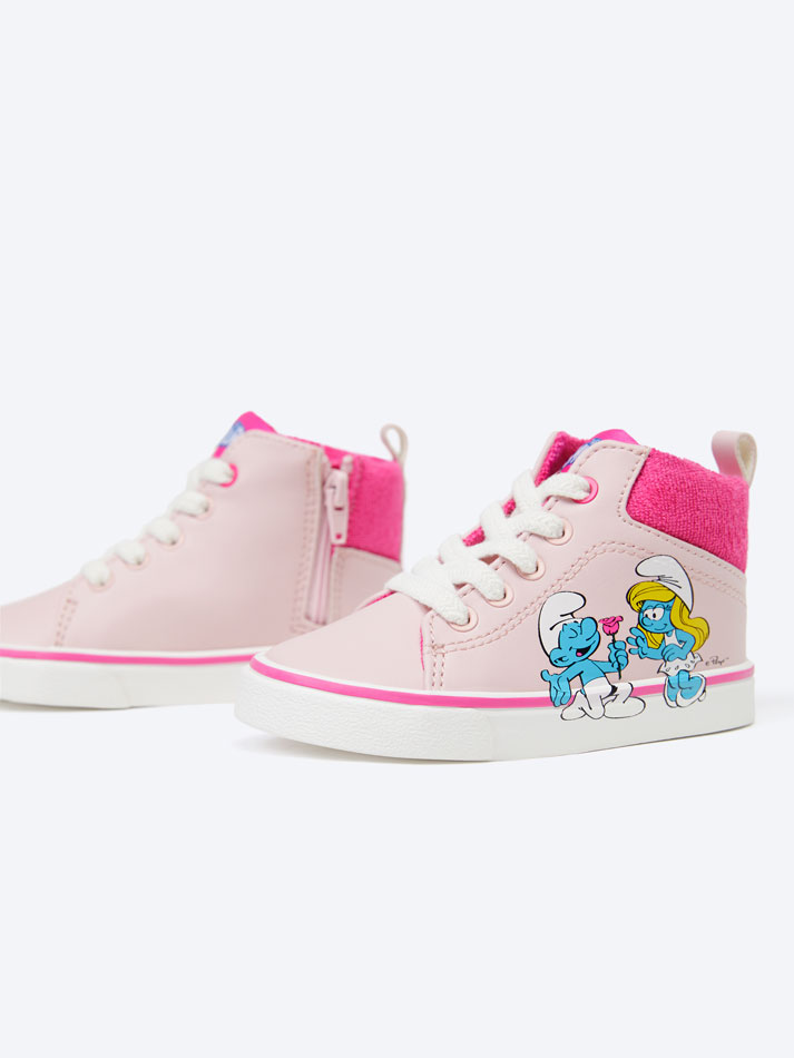 Botinha dos Smurfs Imps - Rosa