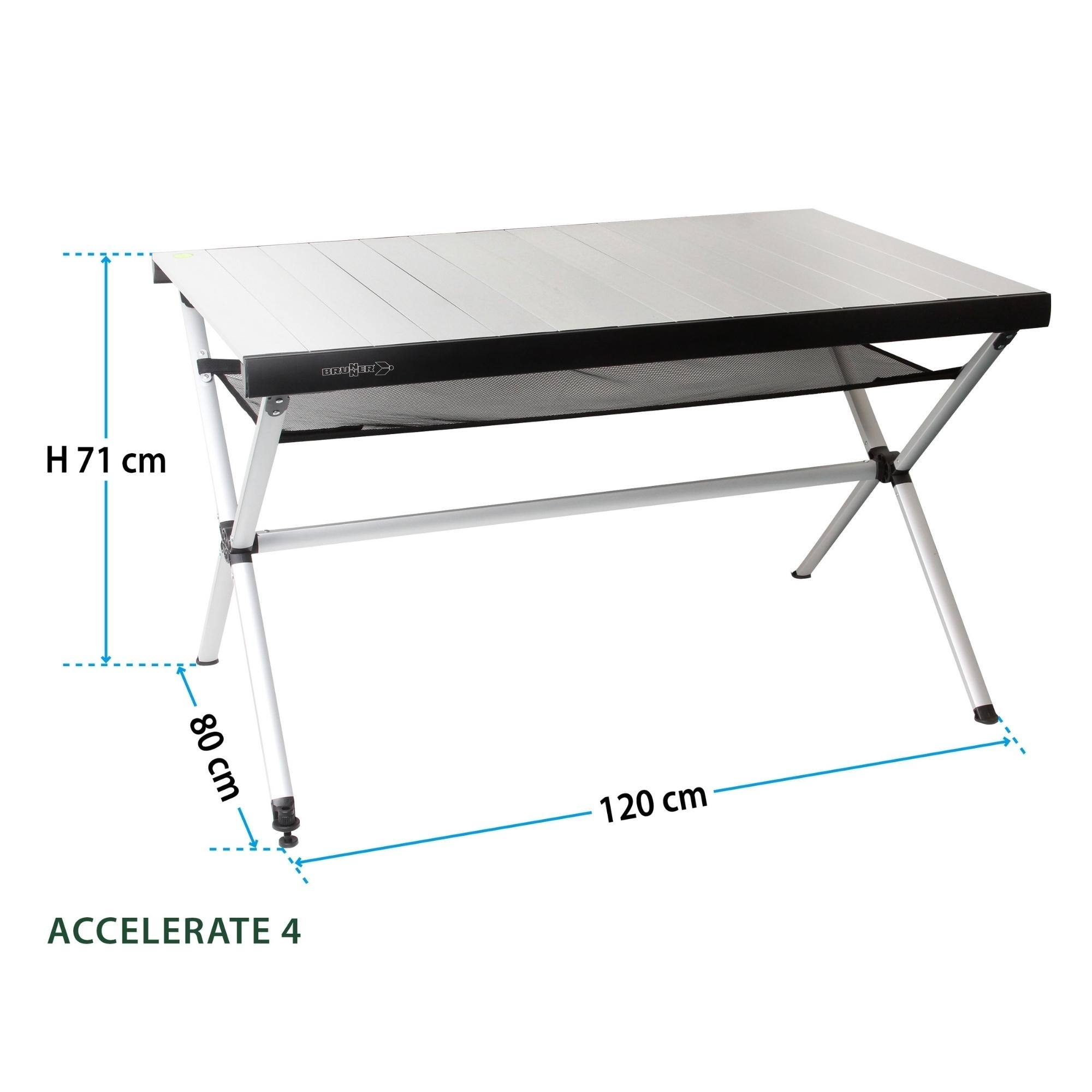Brunner Accelerate 6 Campingtisch 146,5 x 80 cm