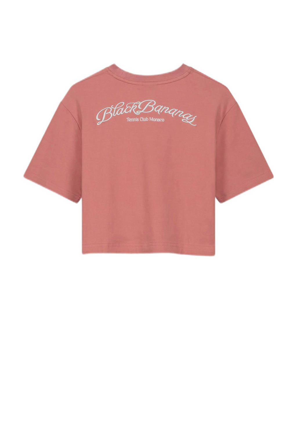 BLACK BANANAS T-shirt met printopdruk zalm
