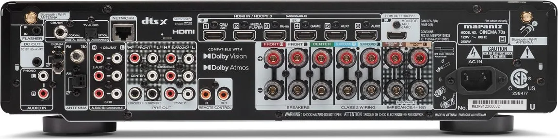 Marantz Cinema 70S Noir Amplis home-cinéma