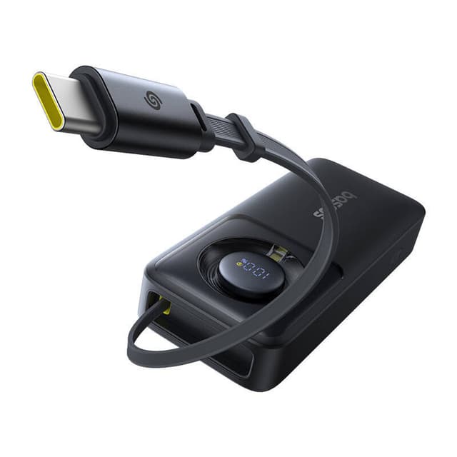Powerbank Baseus OS Free2Pull 10000mAh 30W +kabel (sort)