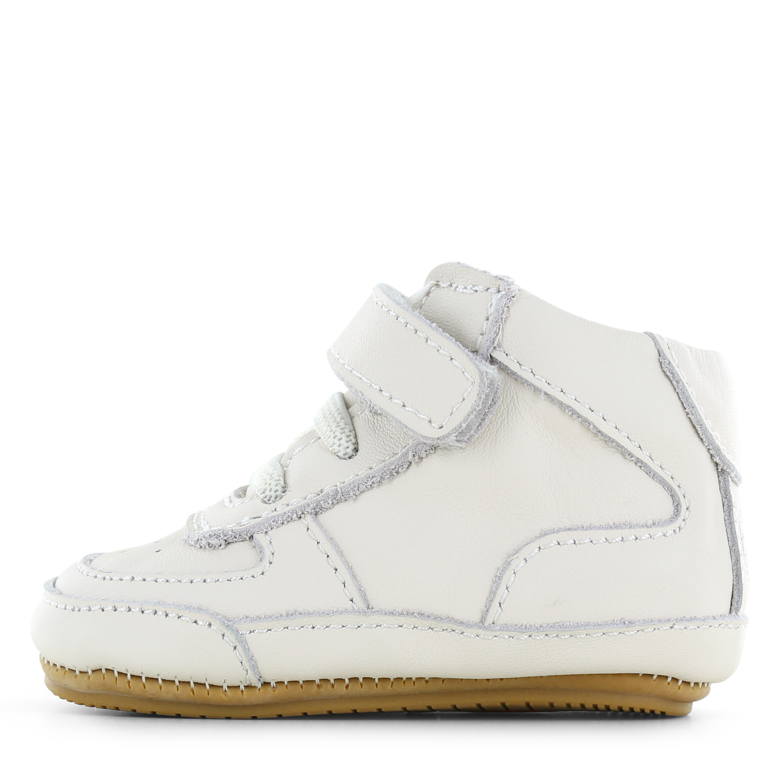 Shoesme wit BABY-PROOF® schoentje Leer | Uni schoenen
