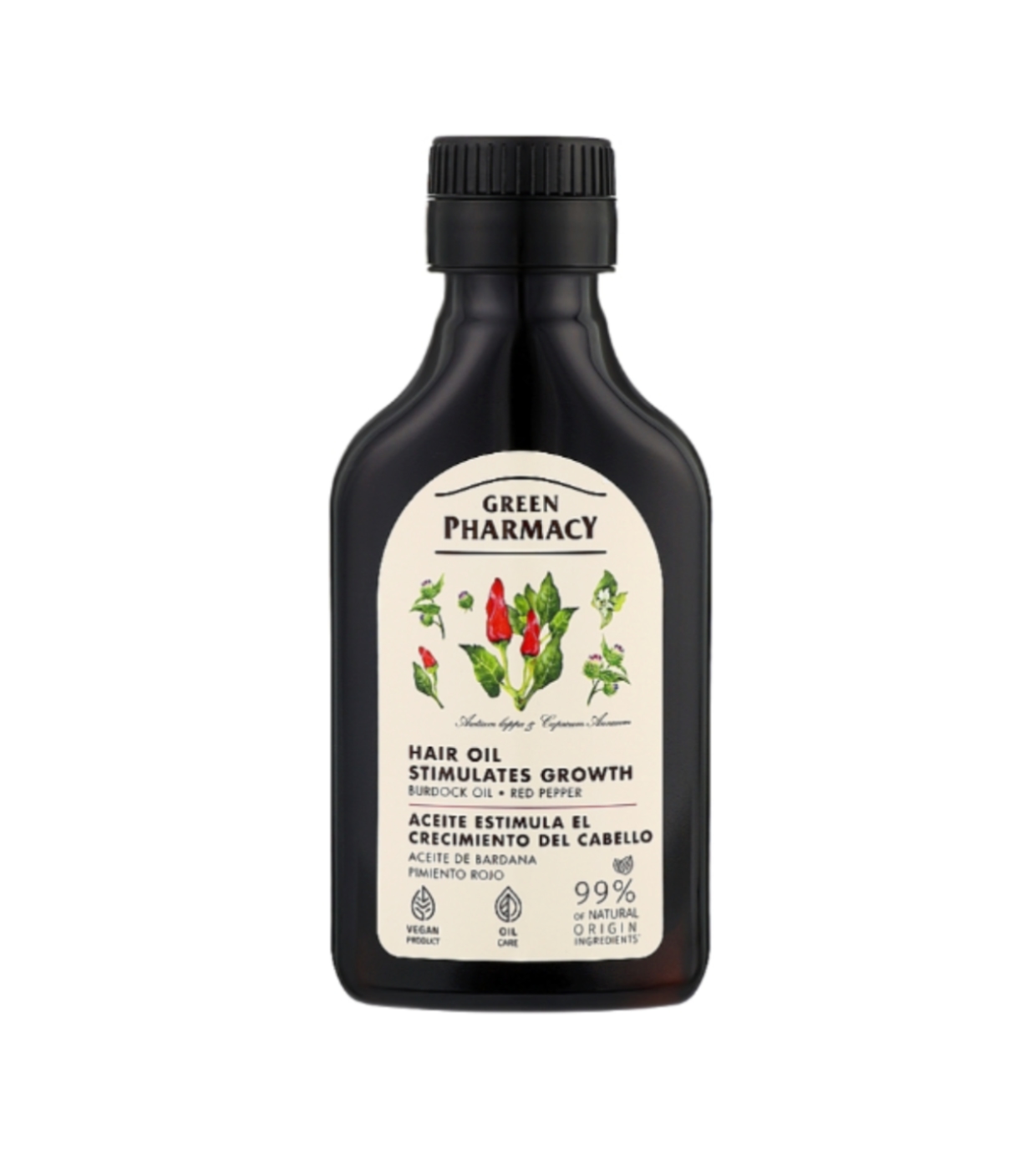 Green Pharmacy - Óleo Estimulante Capilar - Bardana e Pimenta Vermelha