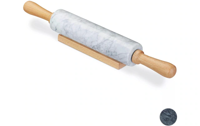relaxdays Teigroller »Braun«