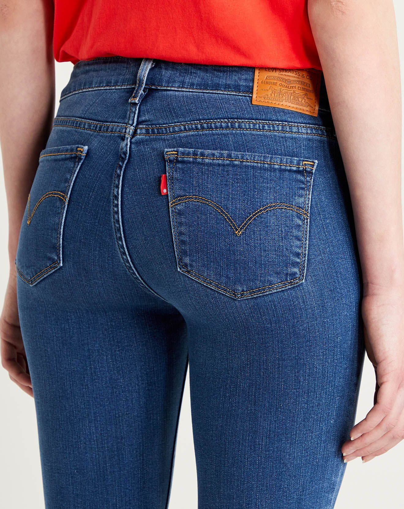 Levi's® Jean 711 Skinny sculpt Bogota Way bleu