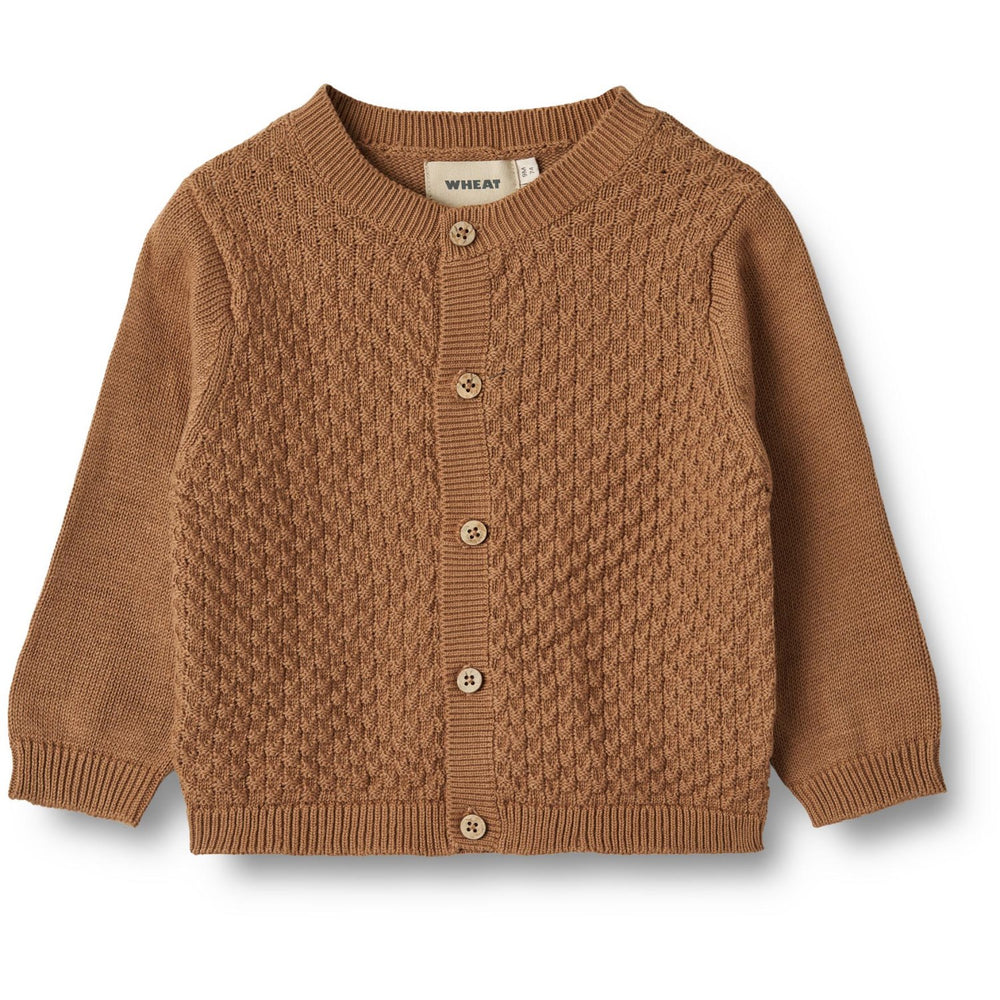 Køb Wheat Caramel Strik Cardigan Siggi