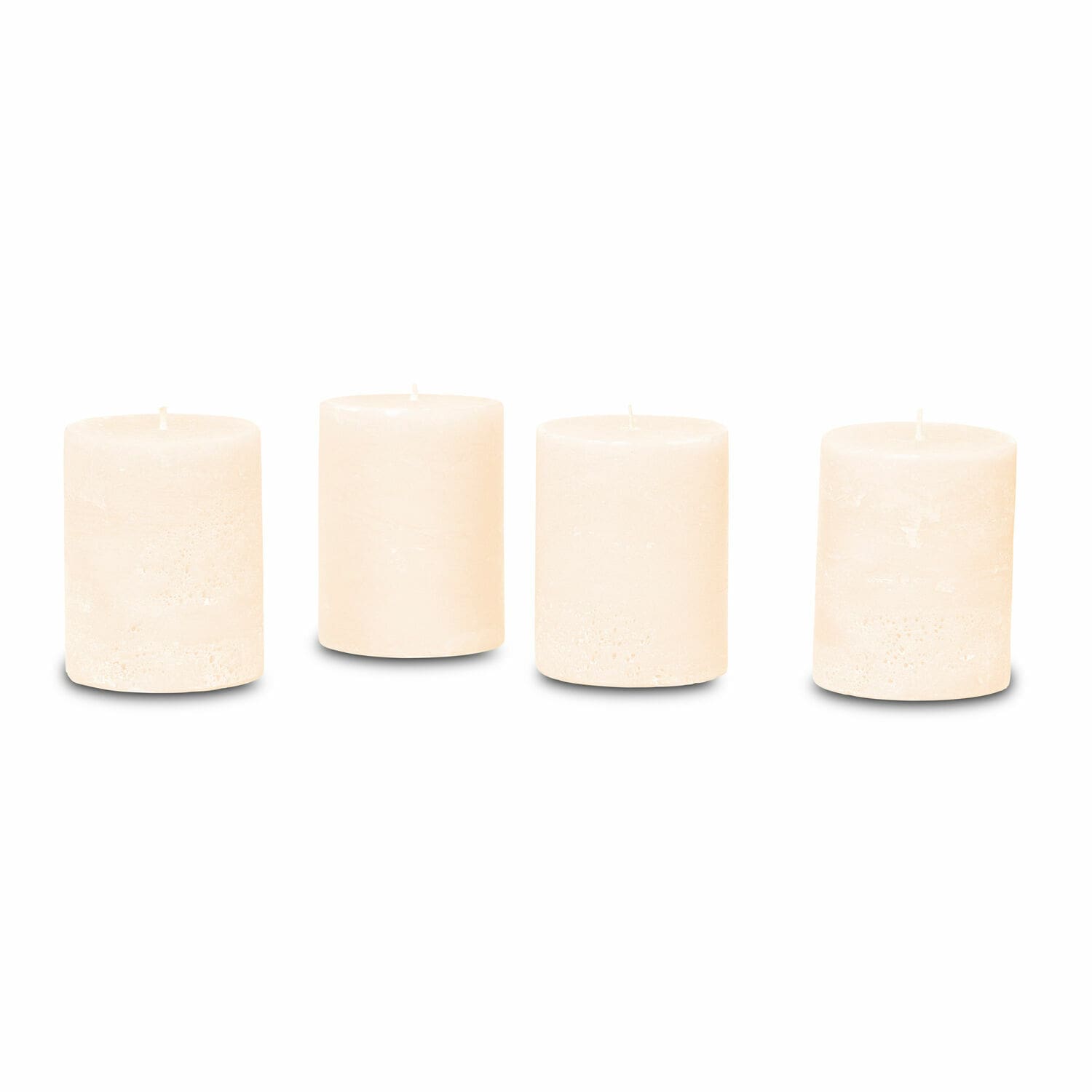 Kerze 4er Set Virrans creme