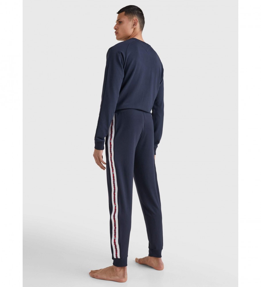 Calça de treino Tommy Hilfiger azul marinho com cordão