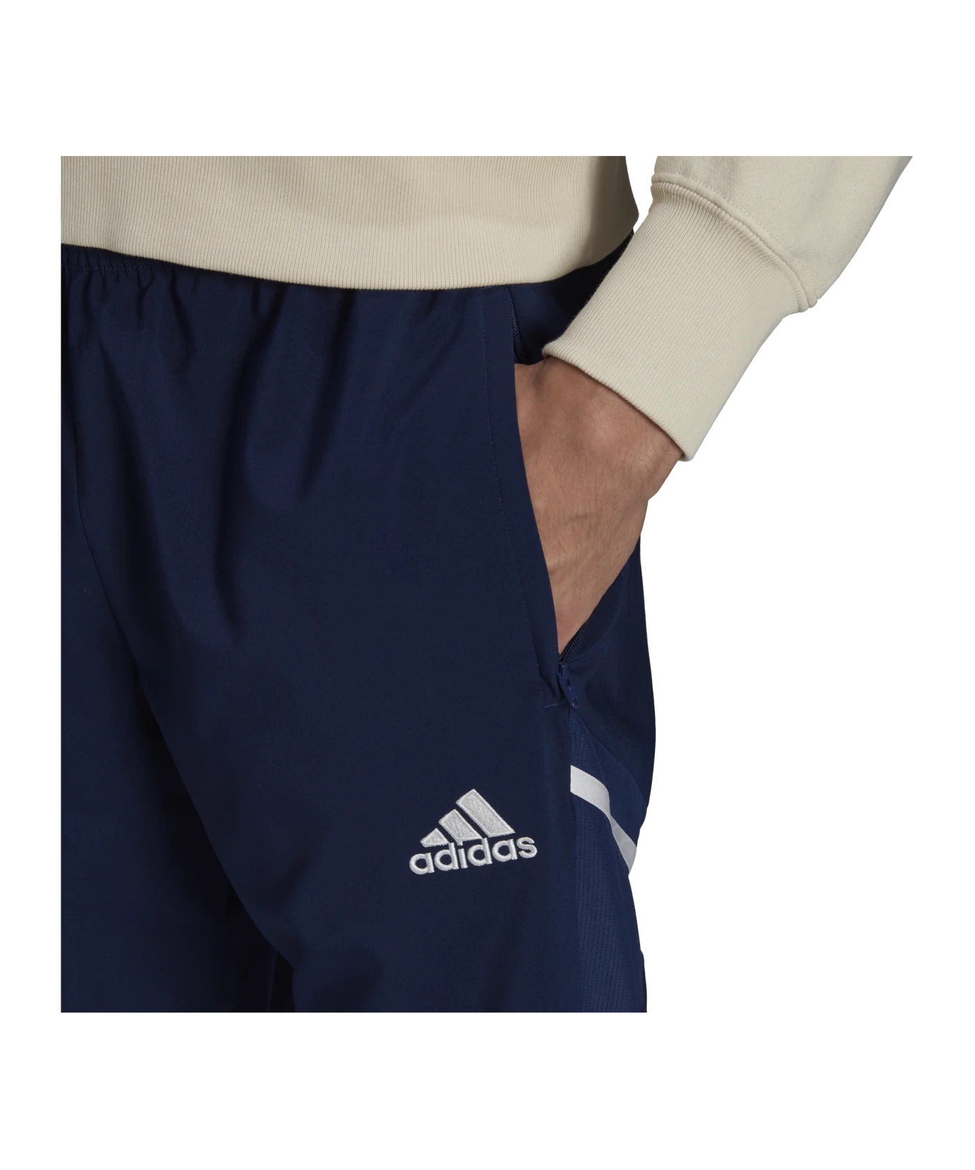 adidas Condivo 22 Präsentationshose Blau Weiss