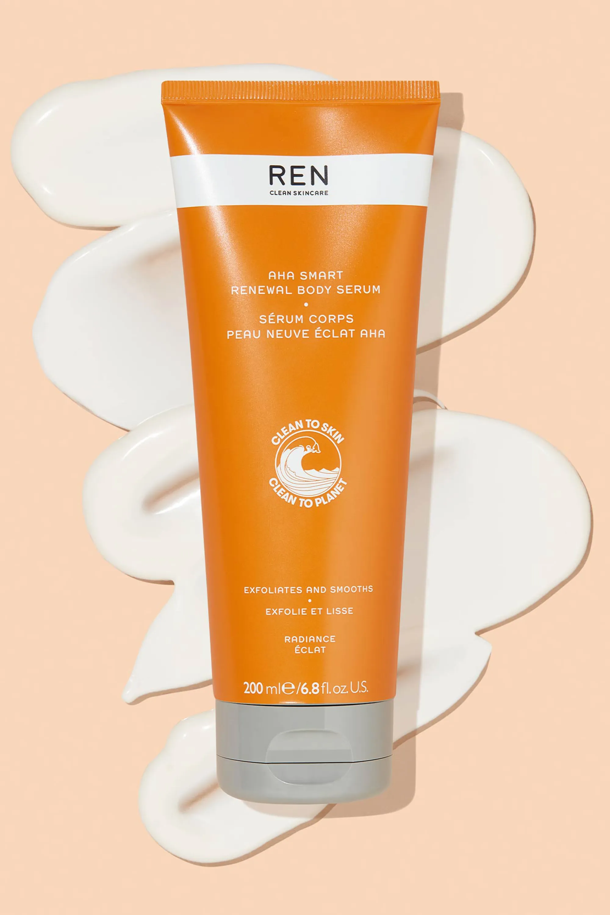 REN Sérum corps peau neuve éclat AHA Radiance-200 ml