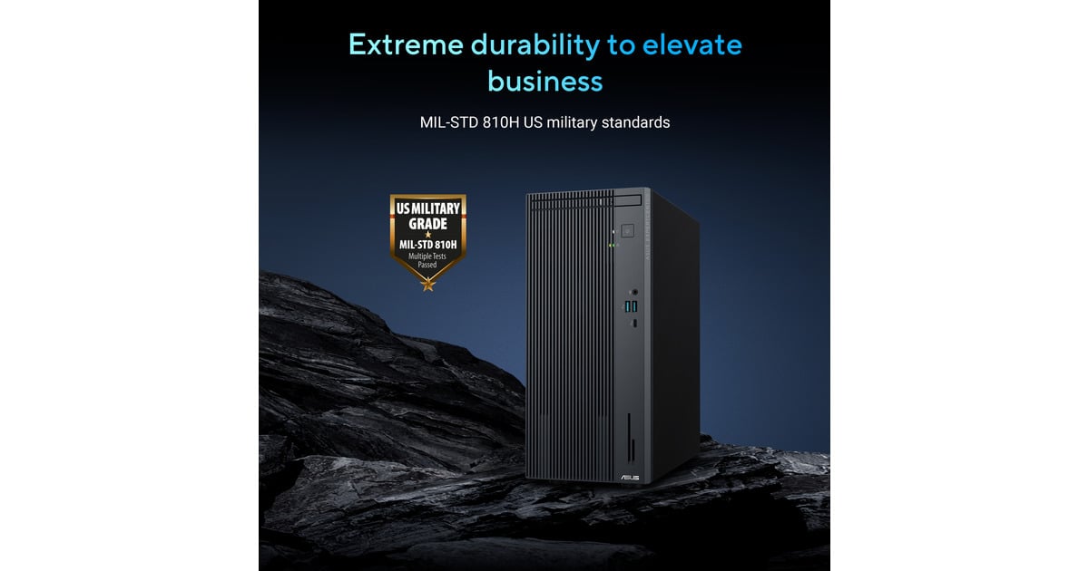 ASUSExpertCenter P500 Mini Tower P500MV-13420H072X pc-systeem  (Donkergrijs | Core i5-13420H | UHD Graphics | 16 GB | 512 GB SSD)