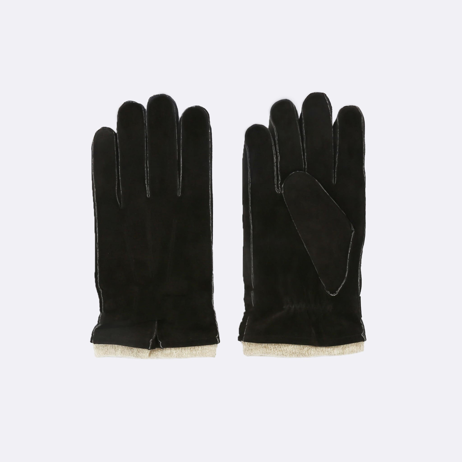 Gants marron foncé cuir - modèle Gloves