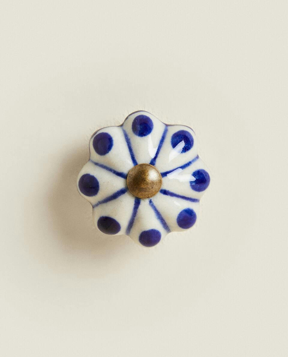 Puxador de porta em formato de flor (pacote com 2)