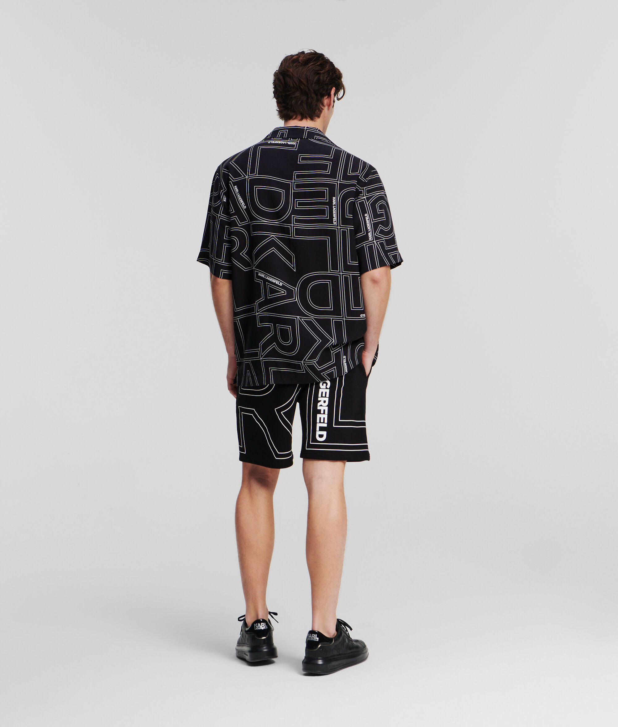 CHEMISE AVEC LOGO KARL FAÇON ALL-OVER