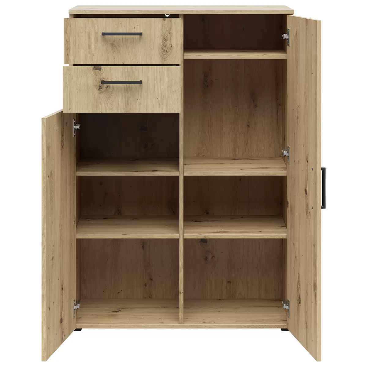 Kommode 2T2L Cabinet Artisan Eiche