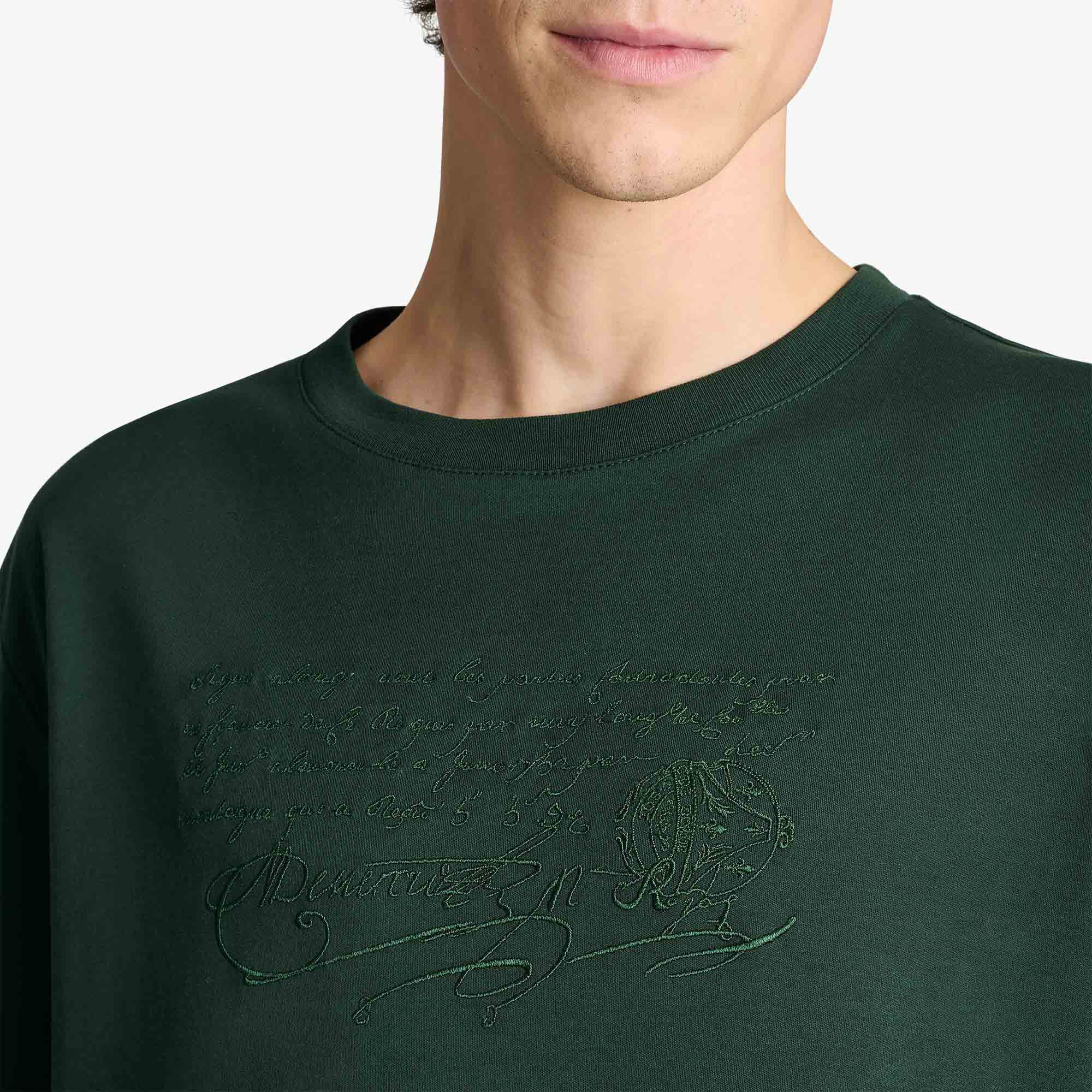 T-Shirt Avec Broderie Scritto