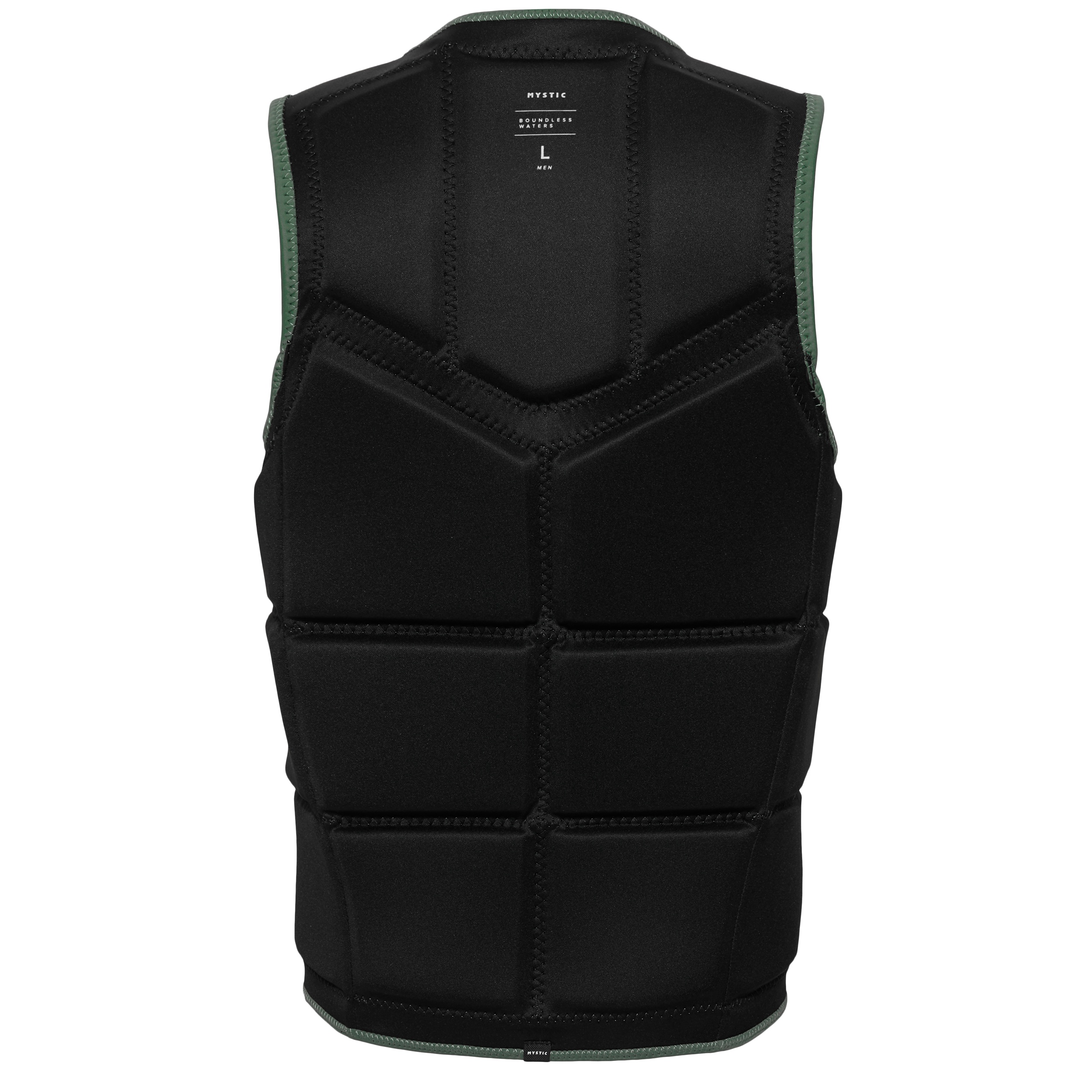 Mystic Star Impact Vest F/zip - Wake - 2025 Black