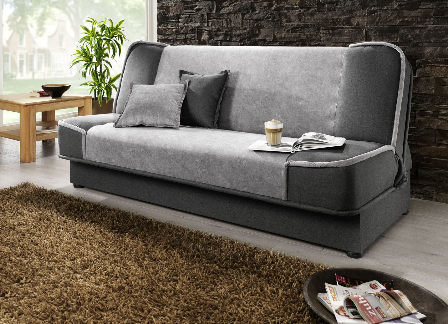 Schlafsofa mit Bettkasten