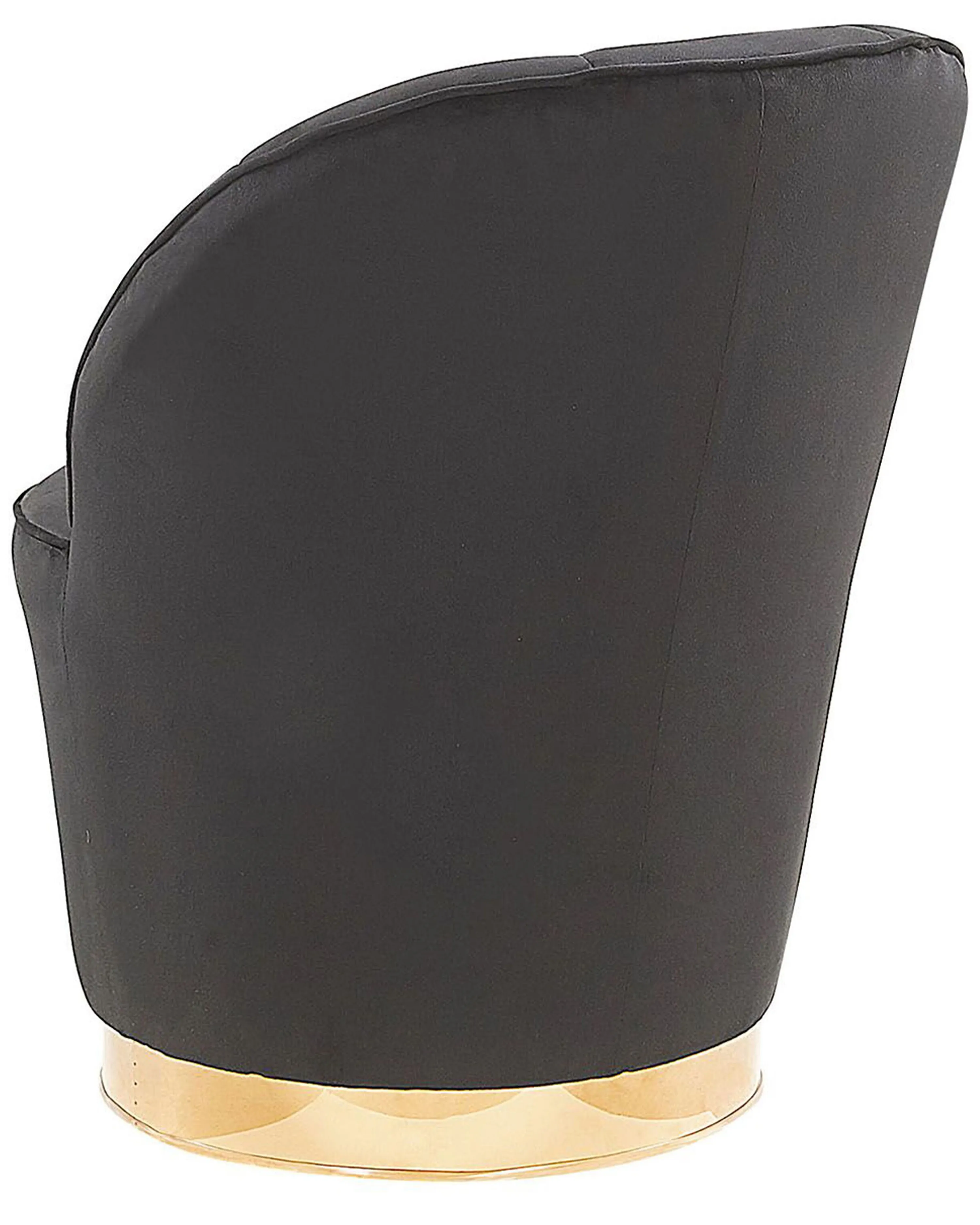 Fauteuil ALBY Fluweel Zwart