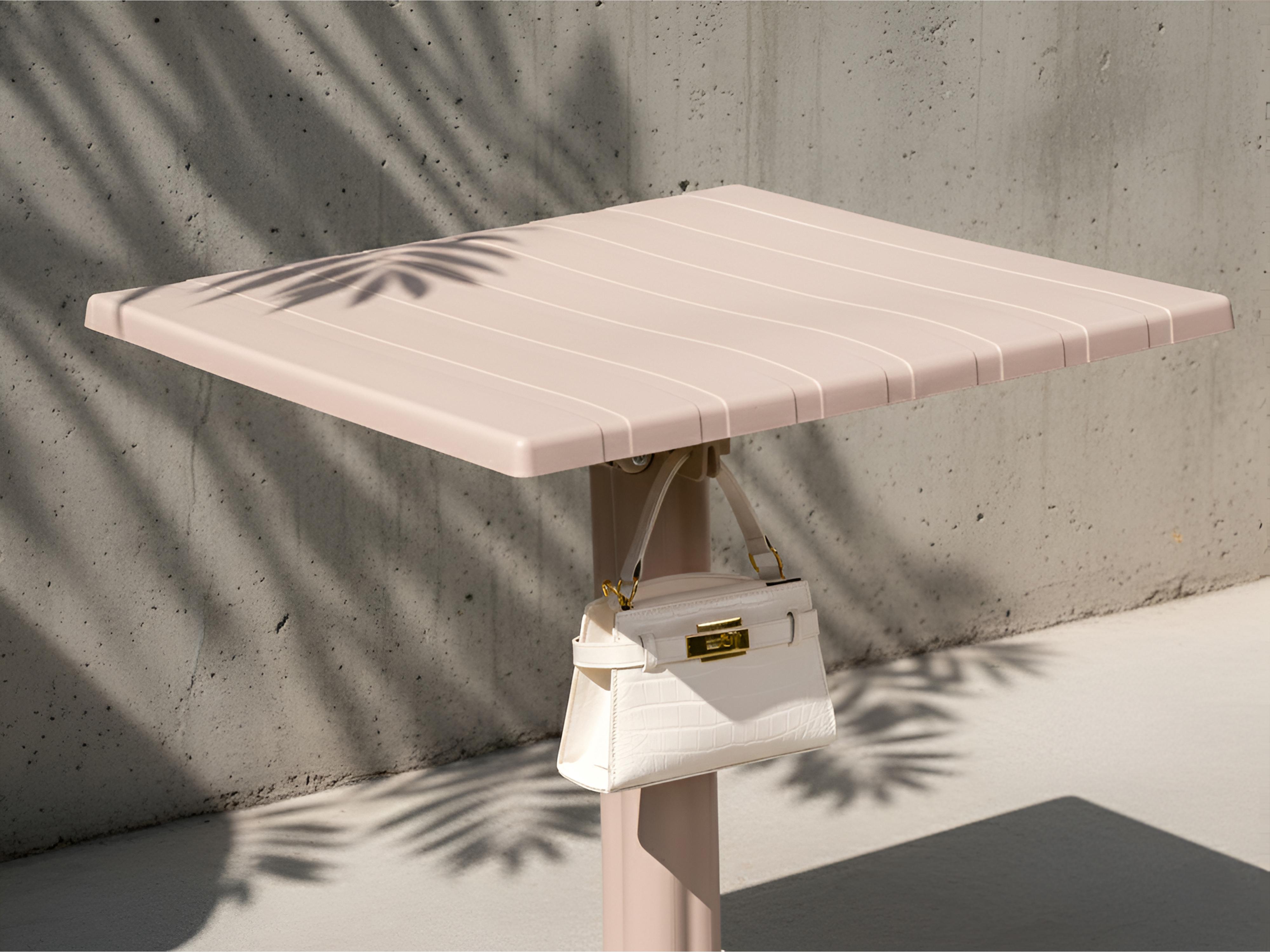 Tuin bartafel LEMNOS 60 cm 60 cm Beige