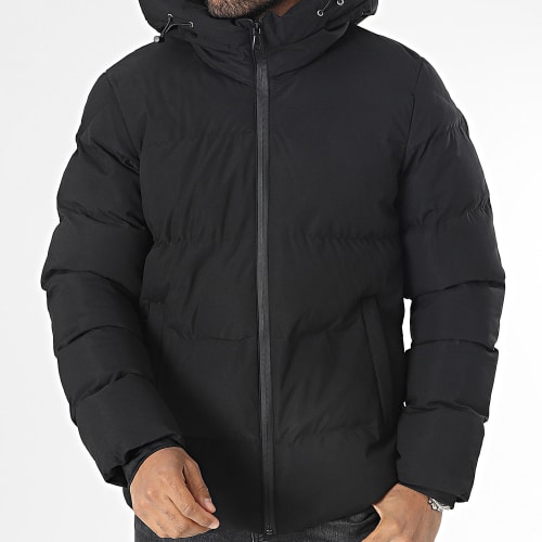 Doudoune Capuche Noir