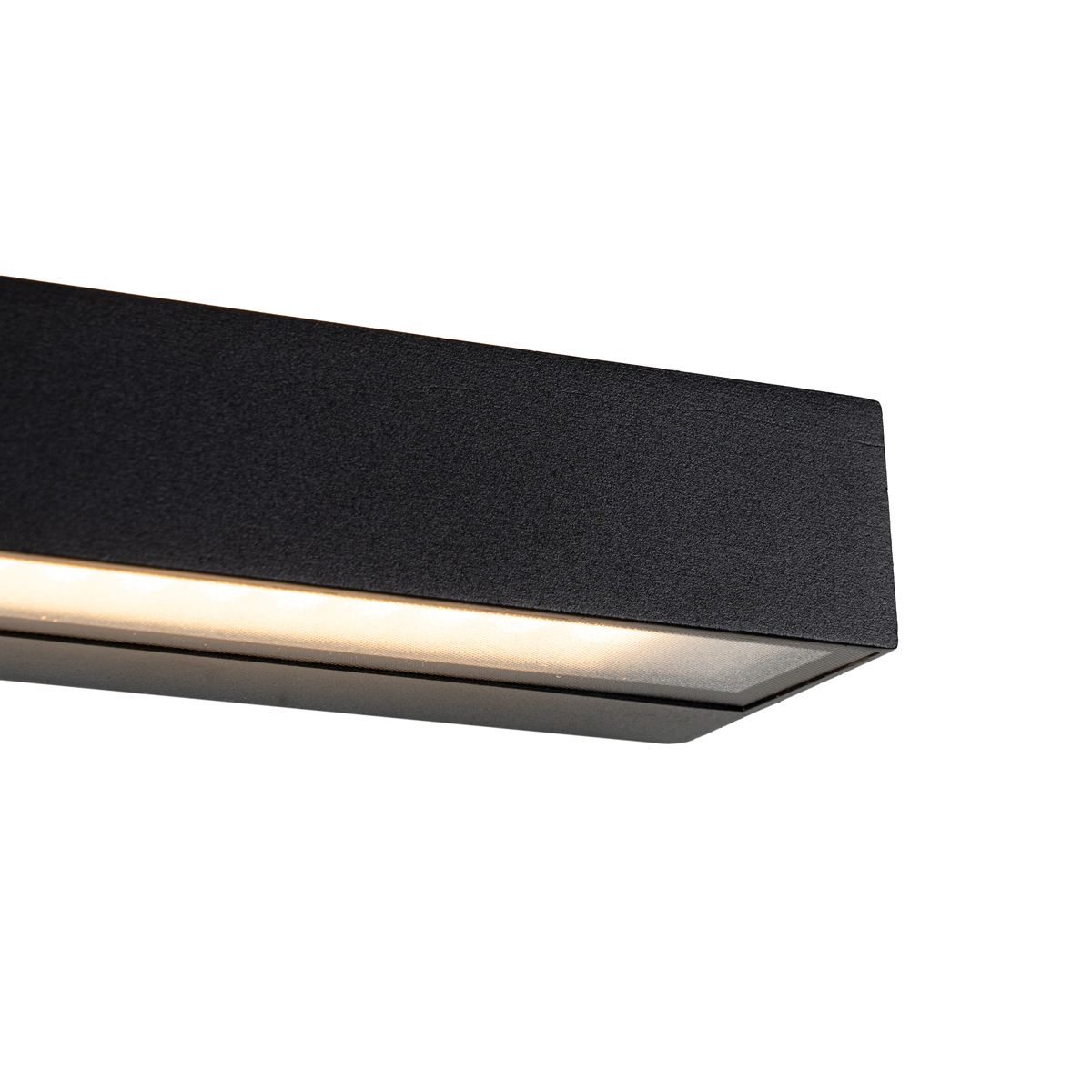 Moderne wandlamp zwart incl. LED IP65 - Steph