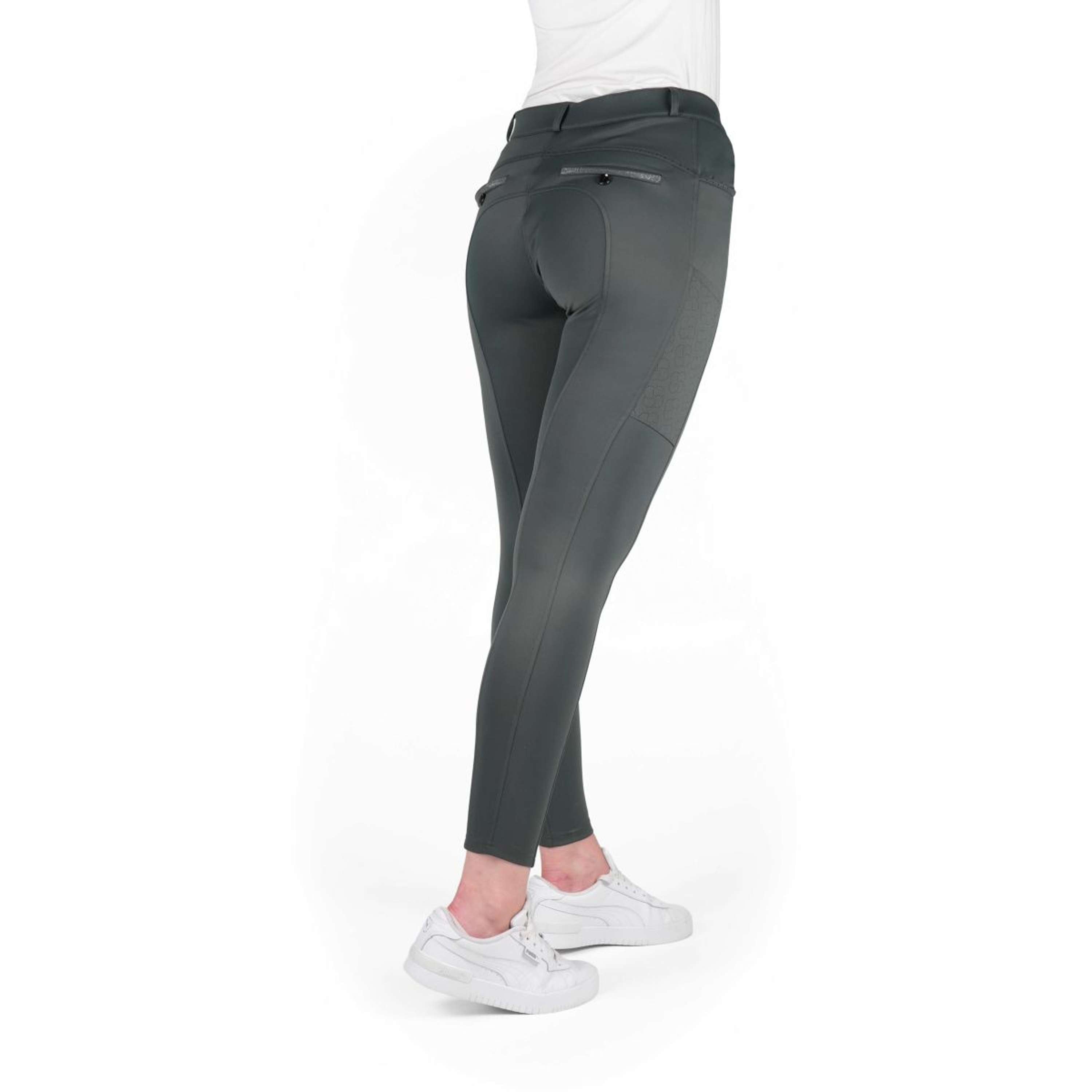EQUITHÈME Rijbroek Capucine Full Grip Grijs