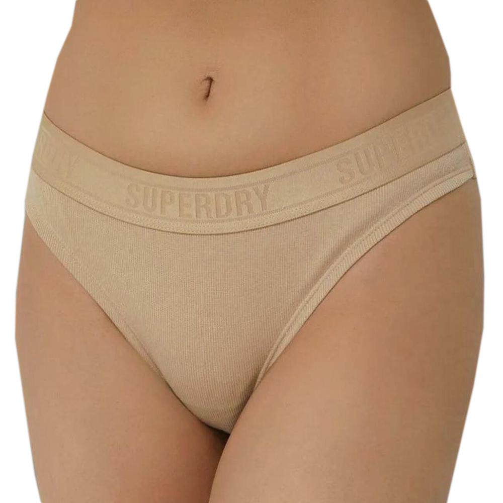 Superdry Culotte Beige Femme Superdry Ribbed