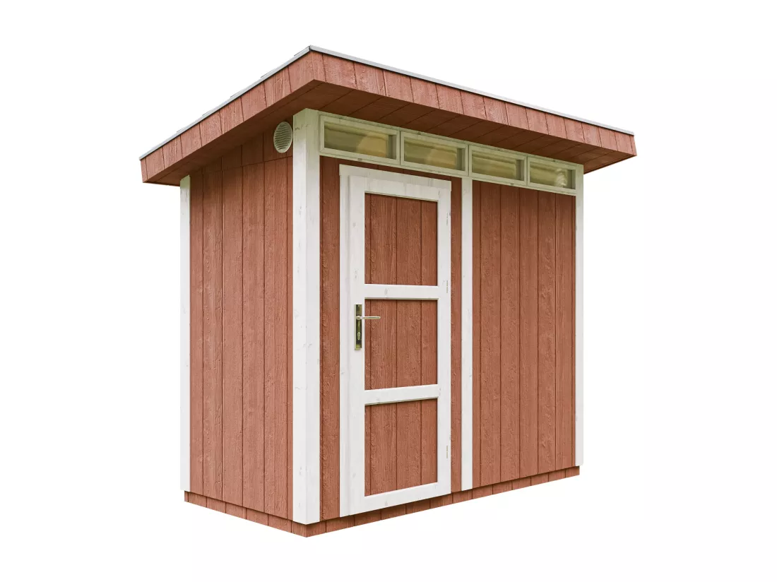 Abri de Jardin Qualité Premium 3m²/L161xL294xH239 cm - Timbela M901-REDWOOD RED