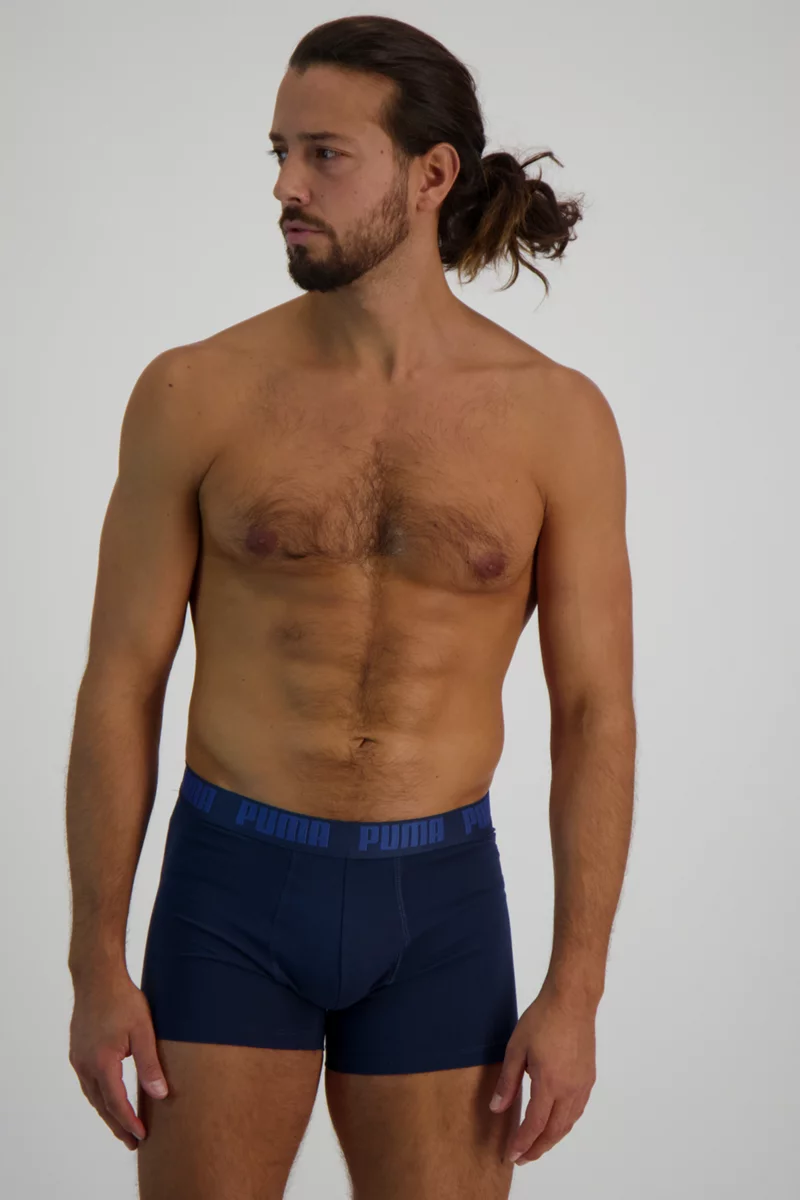 Puma 2-Pack Basic Herren Boxershort Bio-Cotton