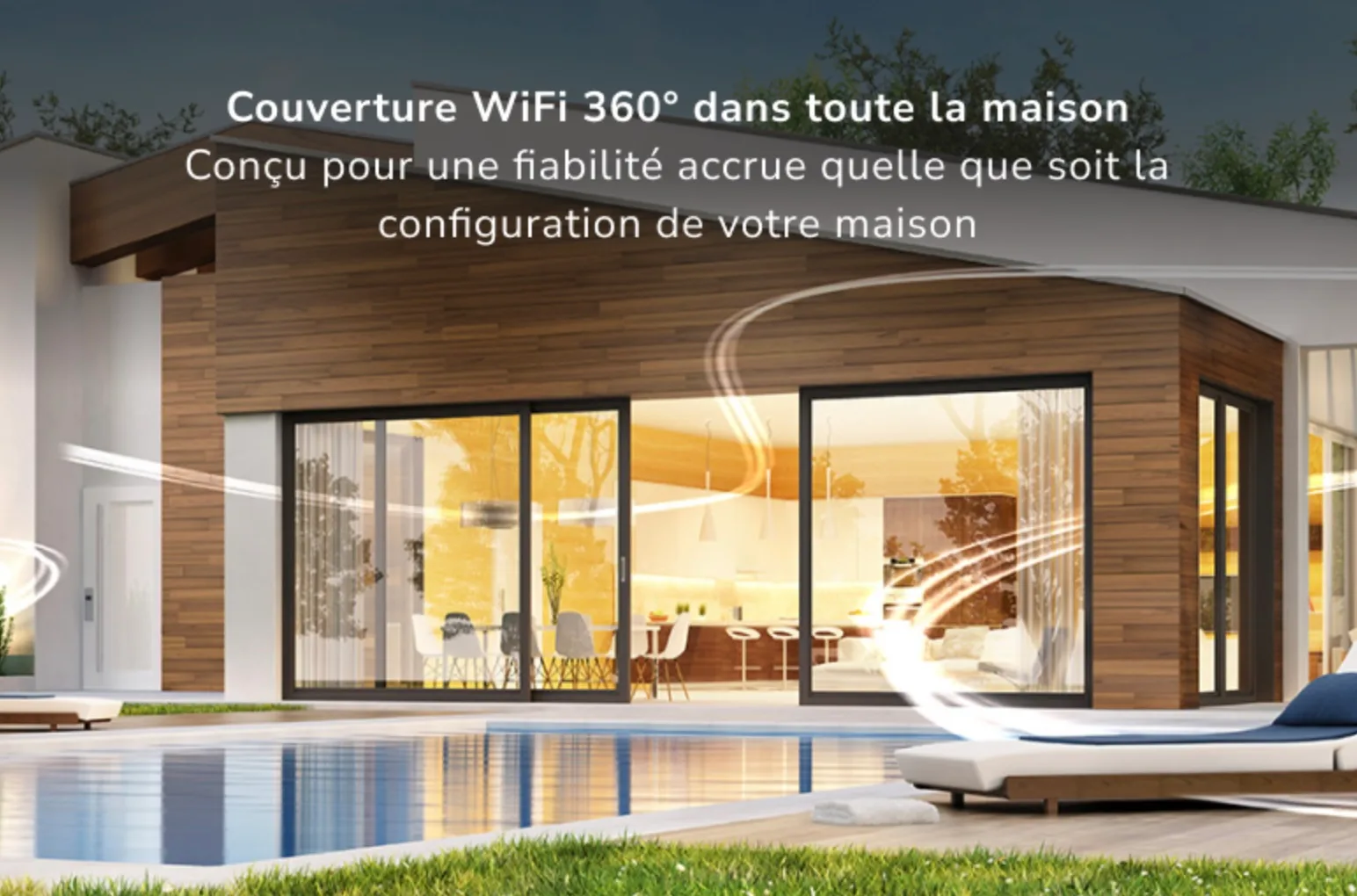 Netgear Orbi Série 770 RBE773-100EUS (1 routeur   2 satellites) Routeurs WiFi