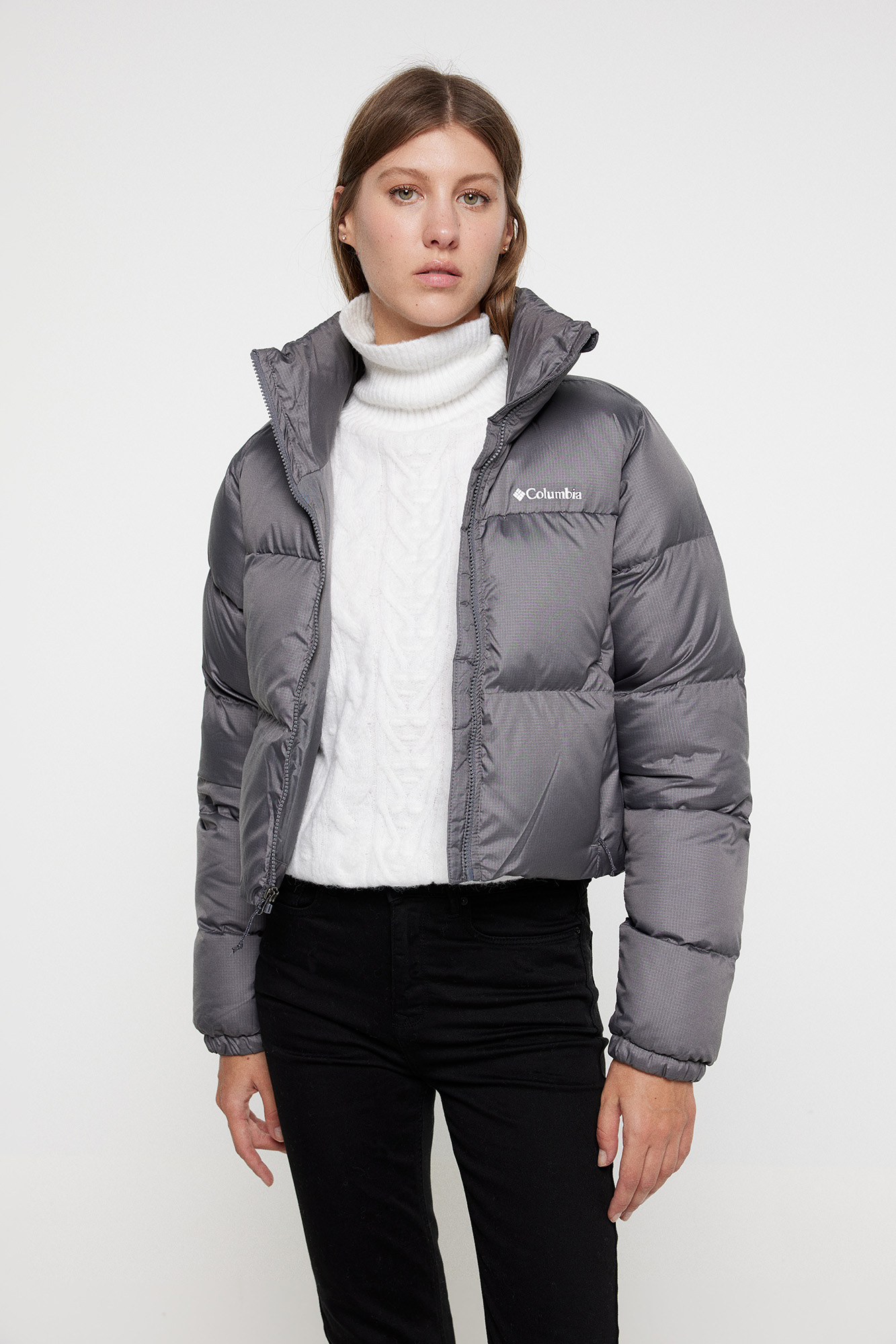 Jaqueta curta acolchoada feminina Columbia™ Puffet™
