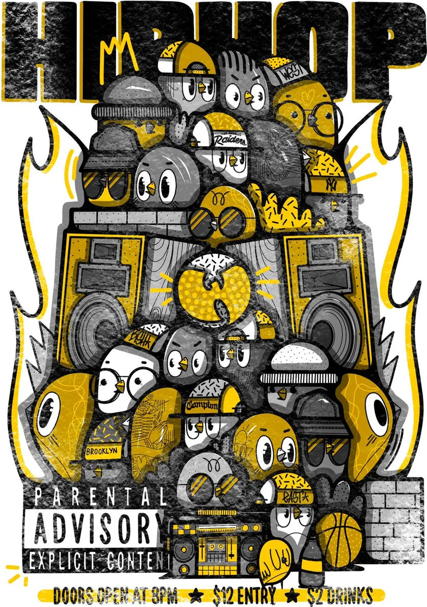 Affiche Hip-Hop - Bishop Parigo X Son-Vidéo.com (tirage limité à 20 exemplaires) Accessoires hi-fi