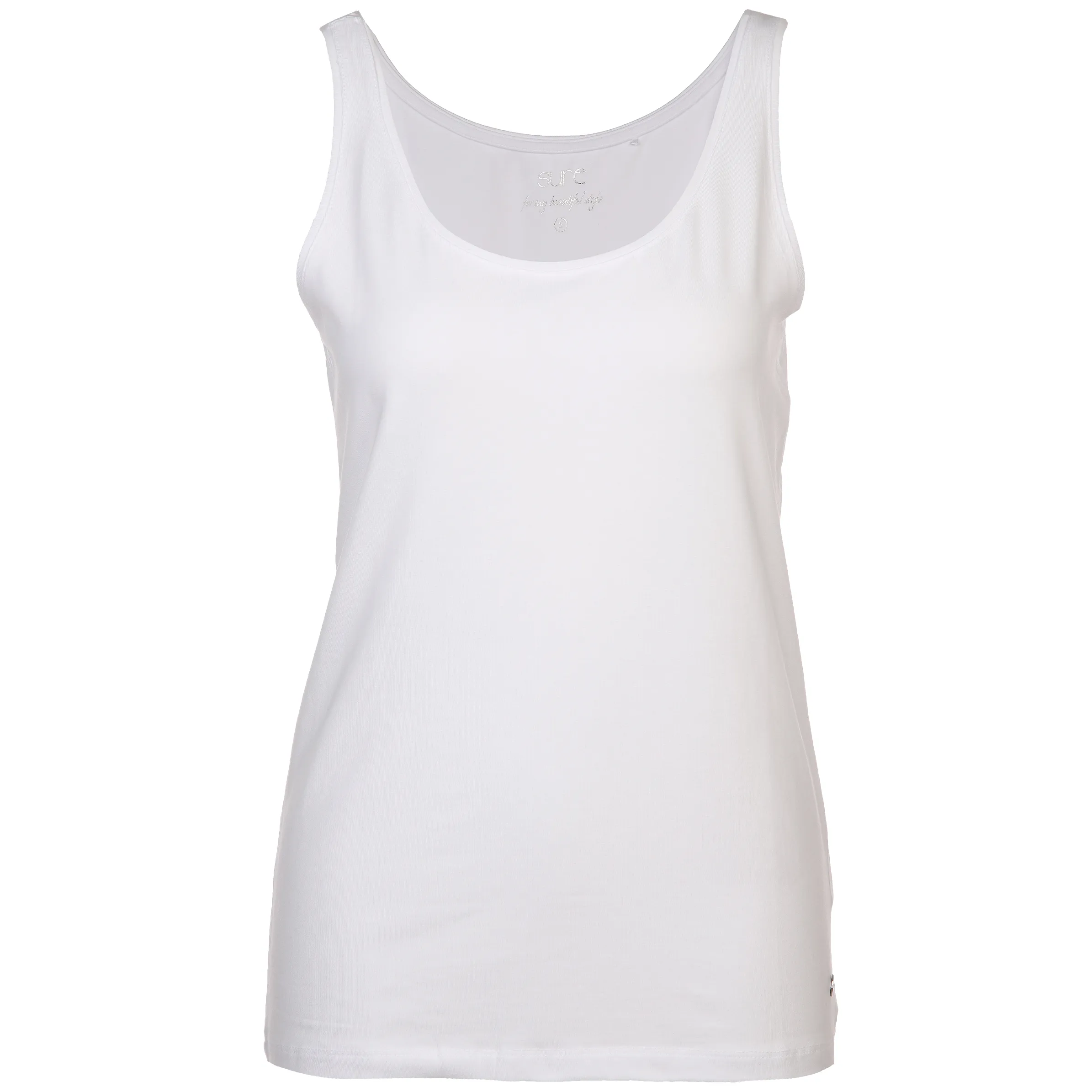 Damen Top unifarben