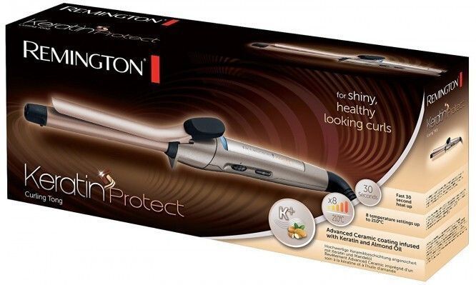 Remington - Keratin Therapy Protect - Krultang - Zwart - Keramisch