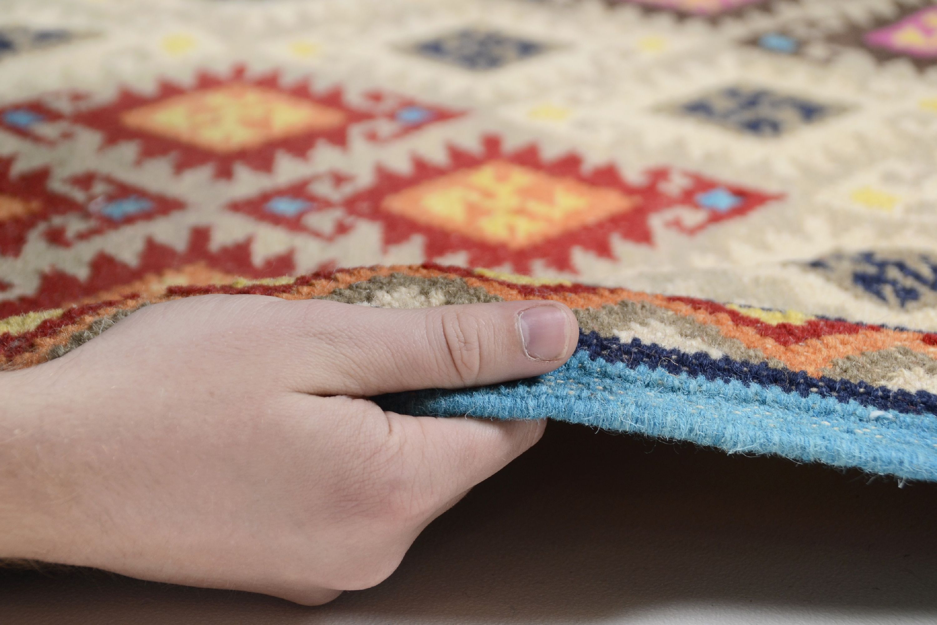 Teppich KELIM-ROYAL beige