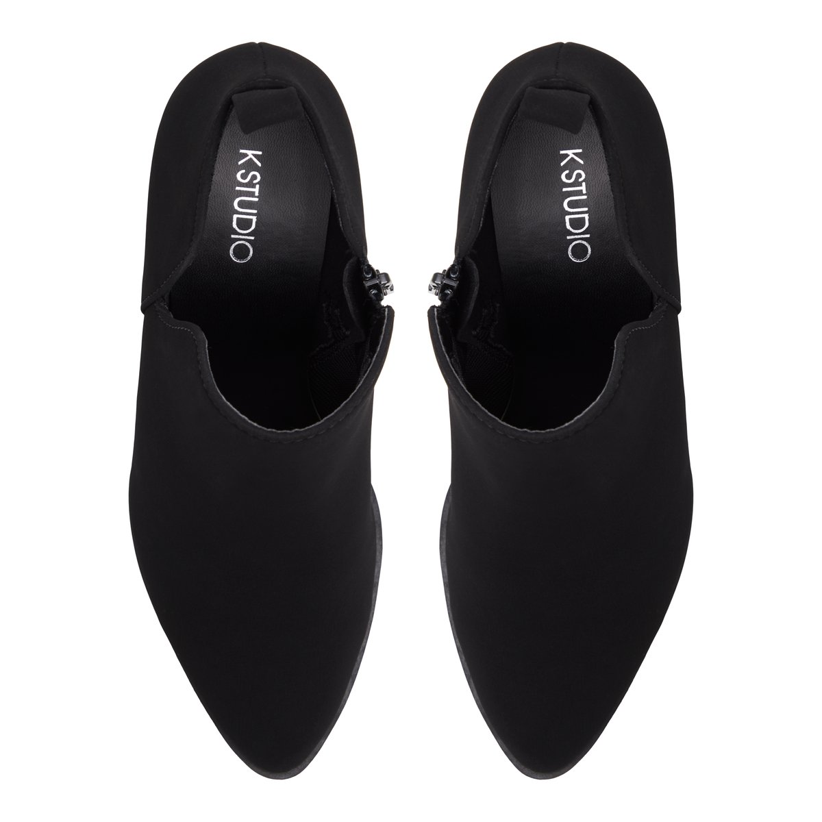 K STUDIO-Pranak-Bottines Habillées - Talon bloc - Noir