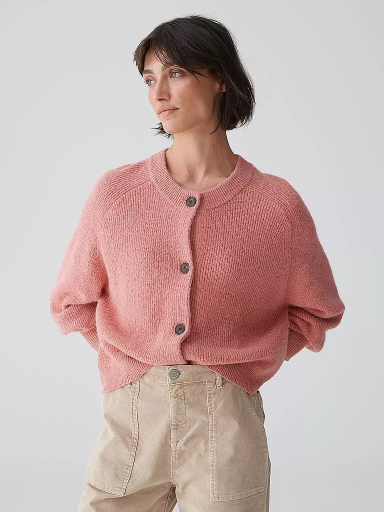 OPUS Strickjacke DORTY rosa