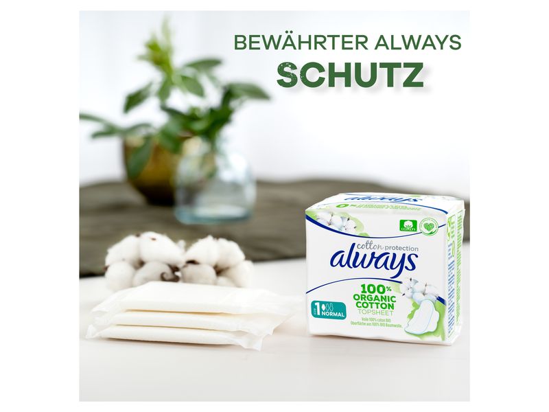 Always Binde mit Flügeln Ultra Cotton Protection Long 2 x 5 Hochwertige Binden mit saugfähigem Kern