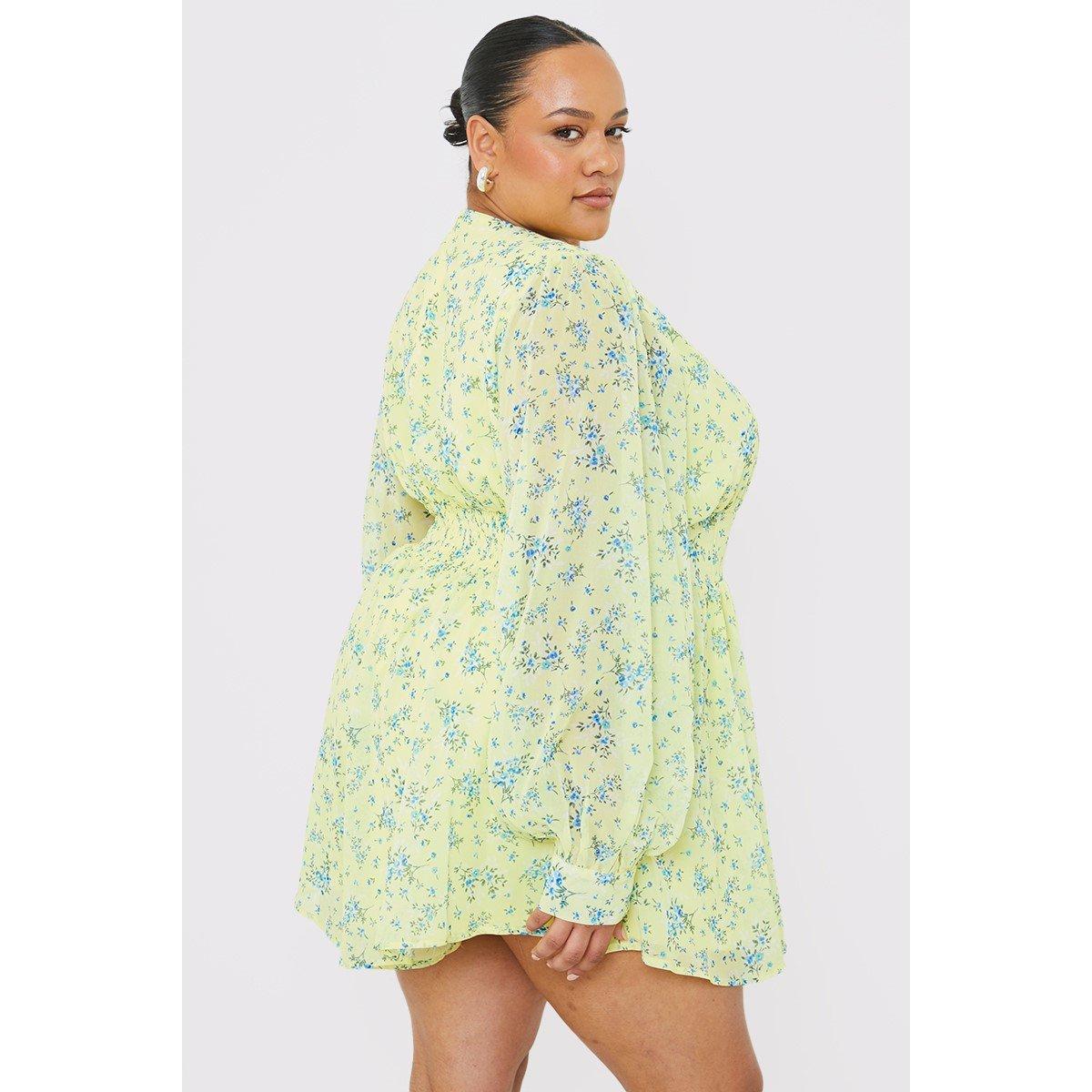 In The Style Studio In The Style Curve Wrap Playsuit