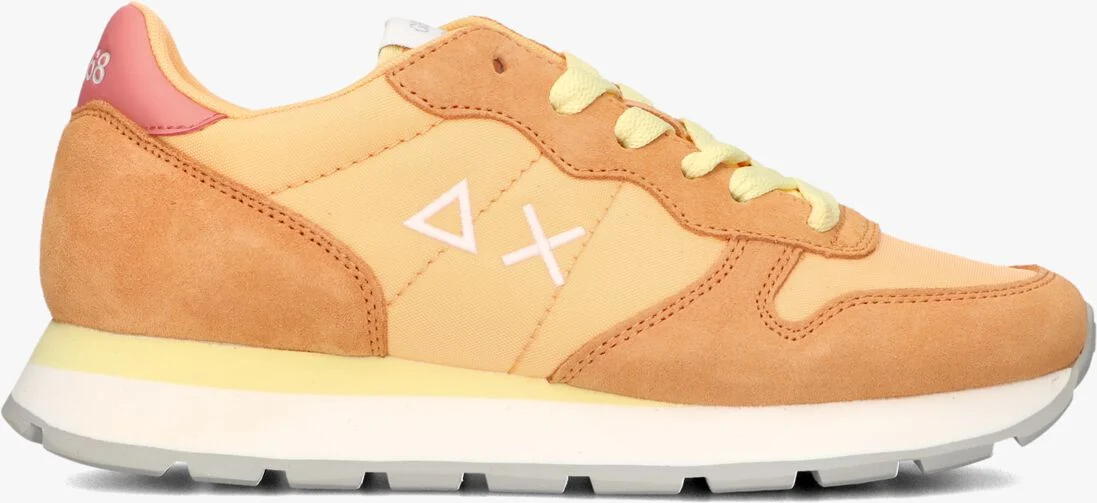 SUN68 oranje sun68 lage sneakers ally solid nylon