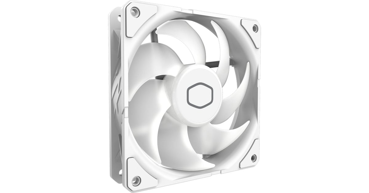 Cooler MasterSickleFlow Edge 120 ARGB White Edition Fan Kit case fans  (Wit, 3 stuks, 120 x 120 x 25 mm, PWM, 3 stuks, met A1 Mini LED Controller)