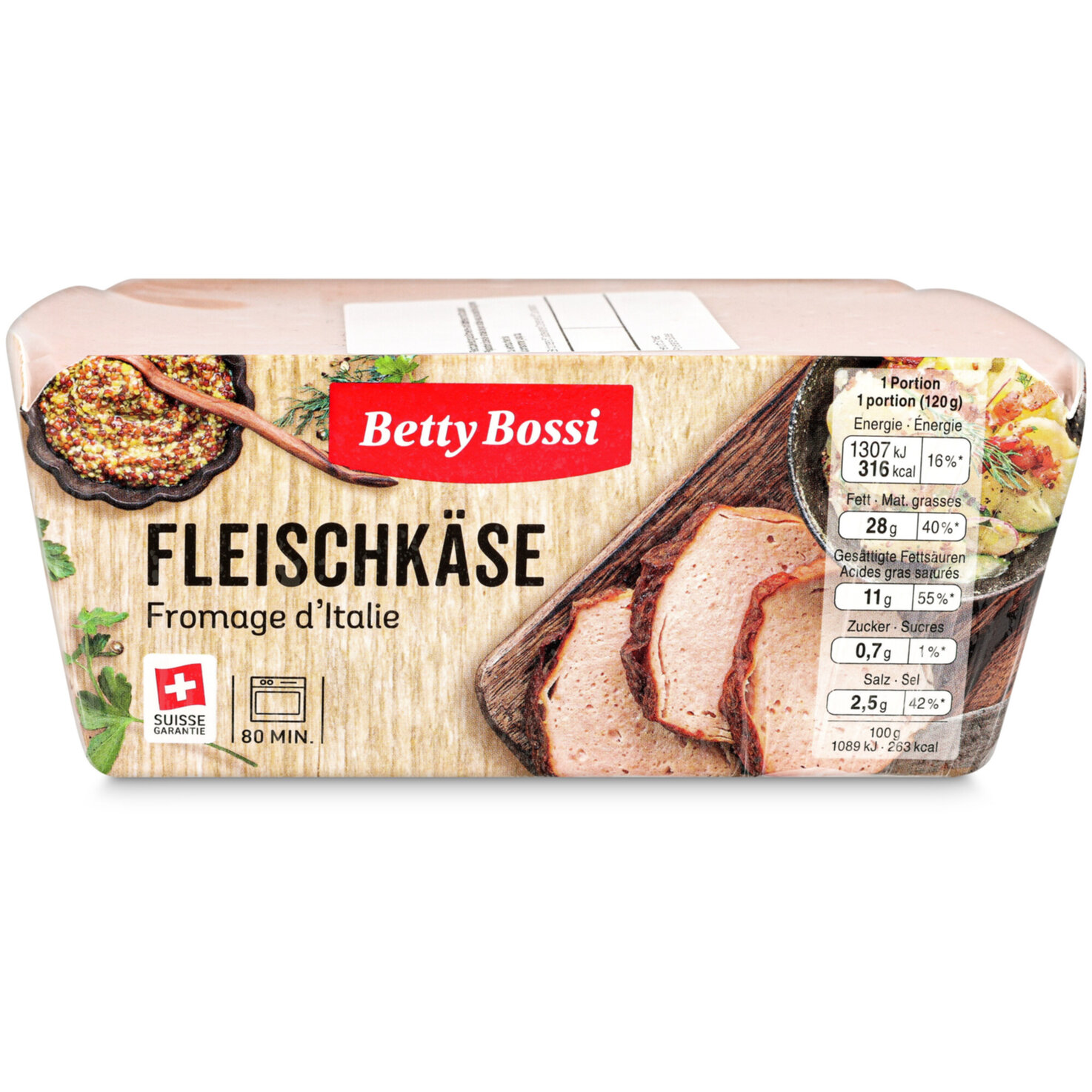 Betty Bossi Fleischkäse zum Backen