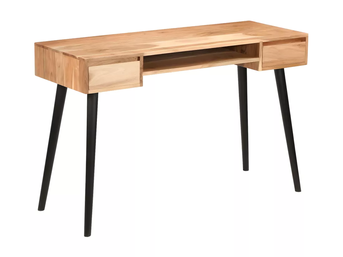 Bureau Bois d'acacia massif 118 x 45 x 76 cm