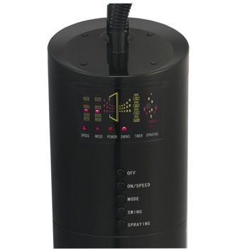 Mistventilator Modena 40 cm zwart