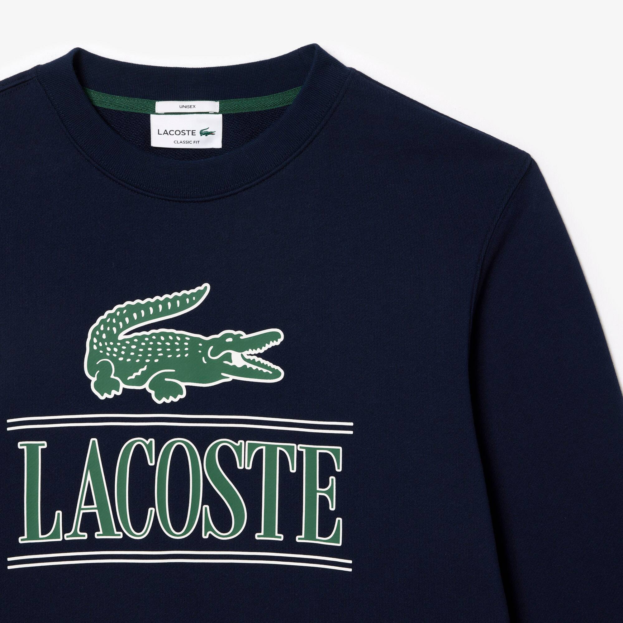 Sweatshirt Jogger avec marquage en molleton de coton Sweatshirts - Bleu - Lacoste - Unisex