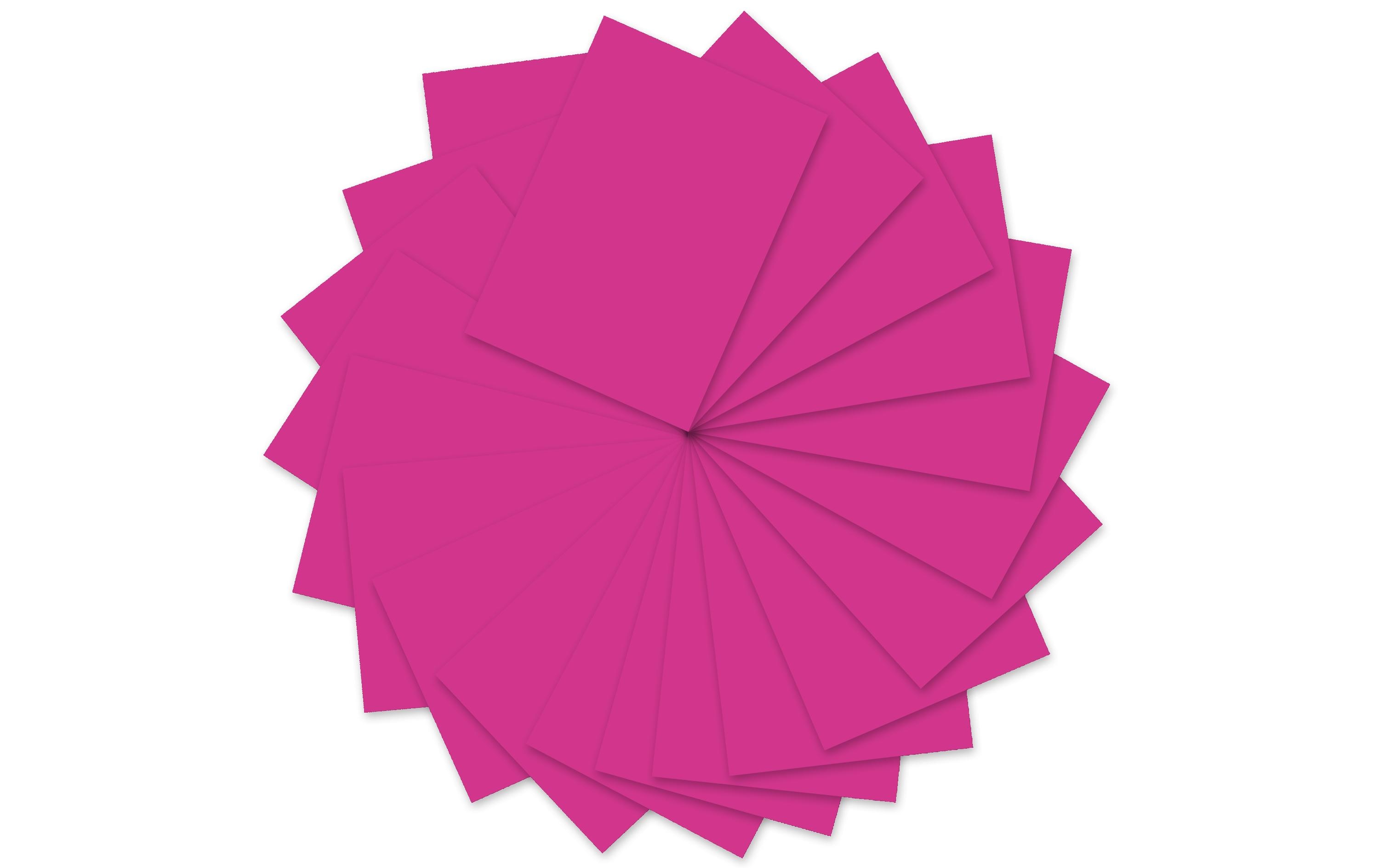 Tonzeichenpapier A4, 130 g/m², 100 Blatt, EosinTonzeichenpapier in der Grosspackung