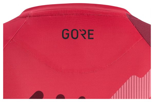 Maillot manches longues GORE C5 Femme Trail hibiscus Rose/chestnut Rouge